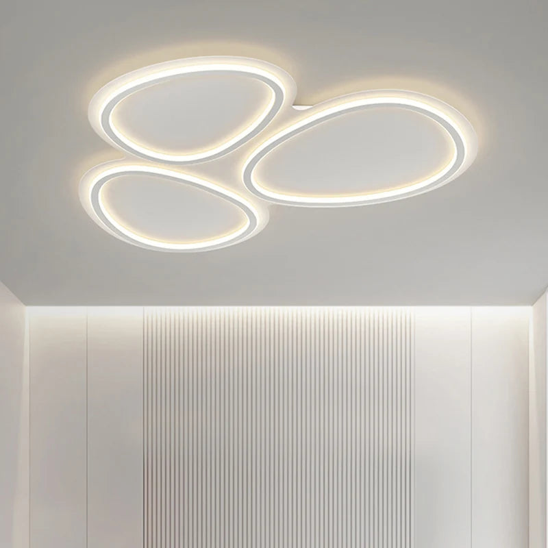 Afralia™ Circular Lumines Panel Ceiling Light for Living Dining Room Decor