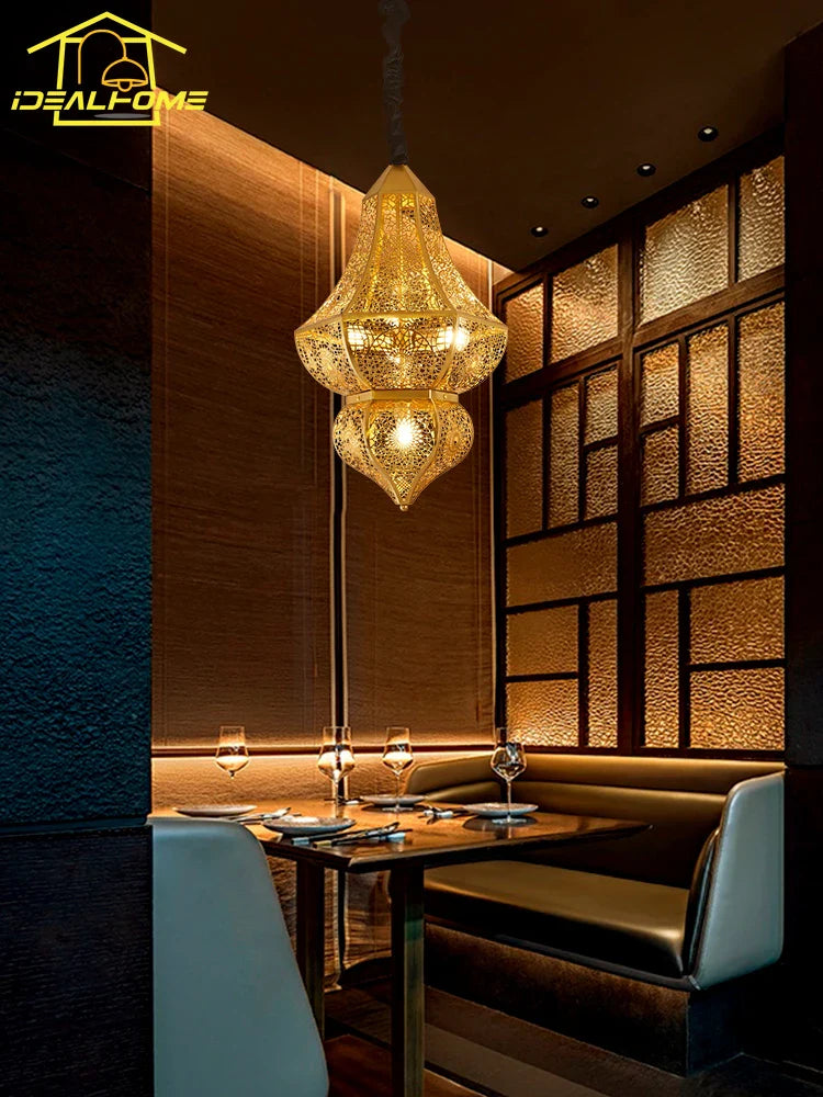 Afralia™ Exotic Pendant Lights LED E27 Thai Design Moroccan Lamp Decor Bar
