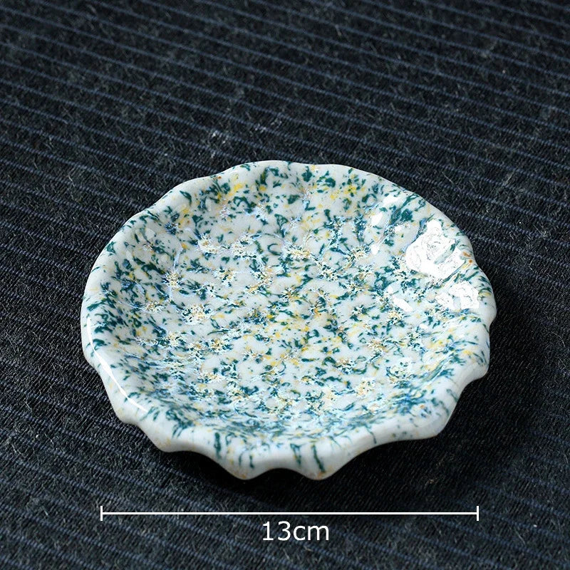 Afralia™ Hammer Pattern Ceramic Mug Set for Dining Table and Coffee, Tea, Juice