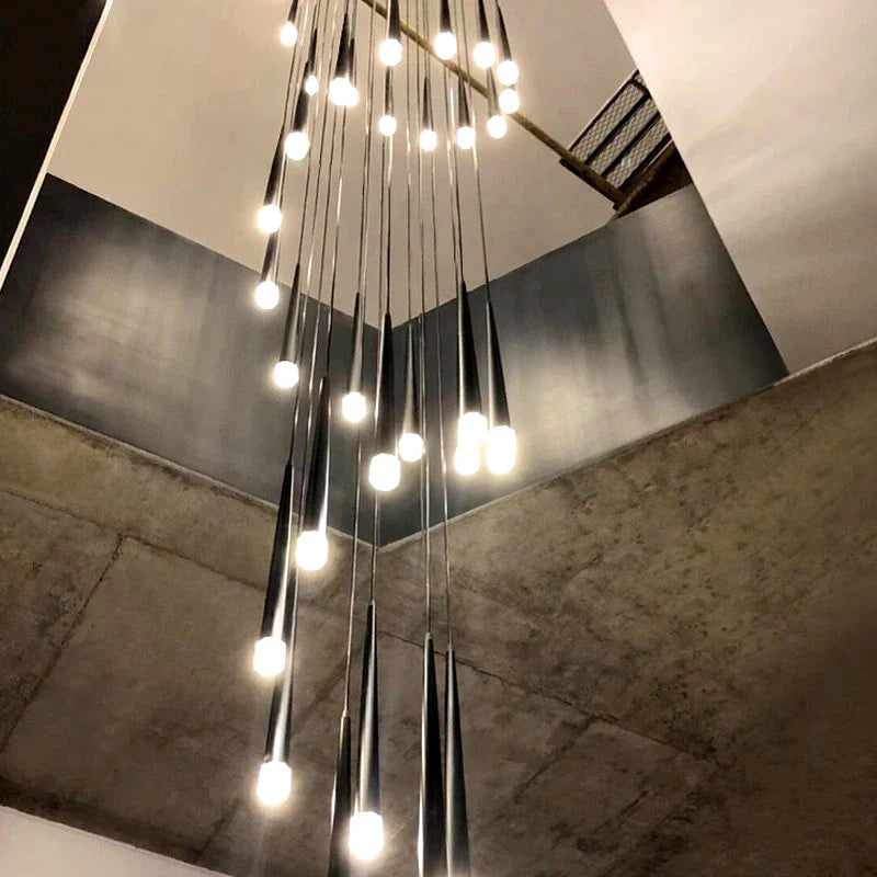 Afralia™ Modern Indoor Pendant Lighting Chandelier for Living Room Chamber