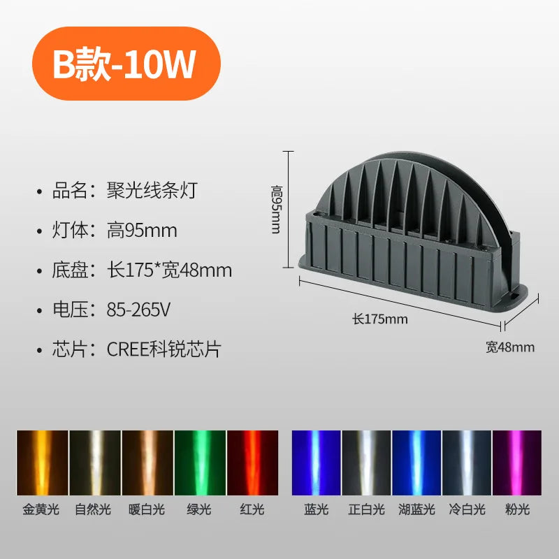 Afralia™ 10W LED Spotlight for Hotel KTV Corridors and Door Frames