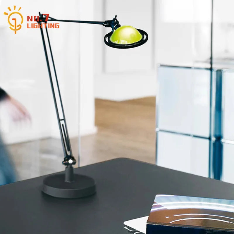 Afralia™ Adjustable LED Desk Lamp for Home, Studio, Study, Bedroom, Cafe