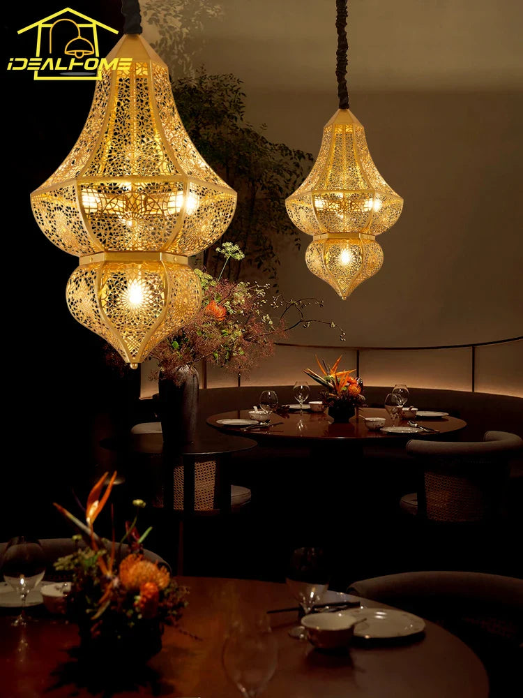 Afralia™ Exotic Pendant Lights LED E27 Thai Design Moroccan Lamp Decor Bar