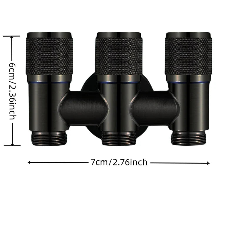 Afralia™ Stainless Steel Valve Set for Bathroom, Balcony, and Kitchen