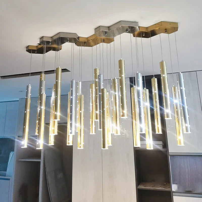 Afralia™ Modern Nordic LED Chandelier for Dining Room and Living Room