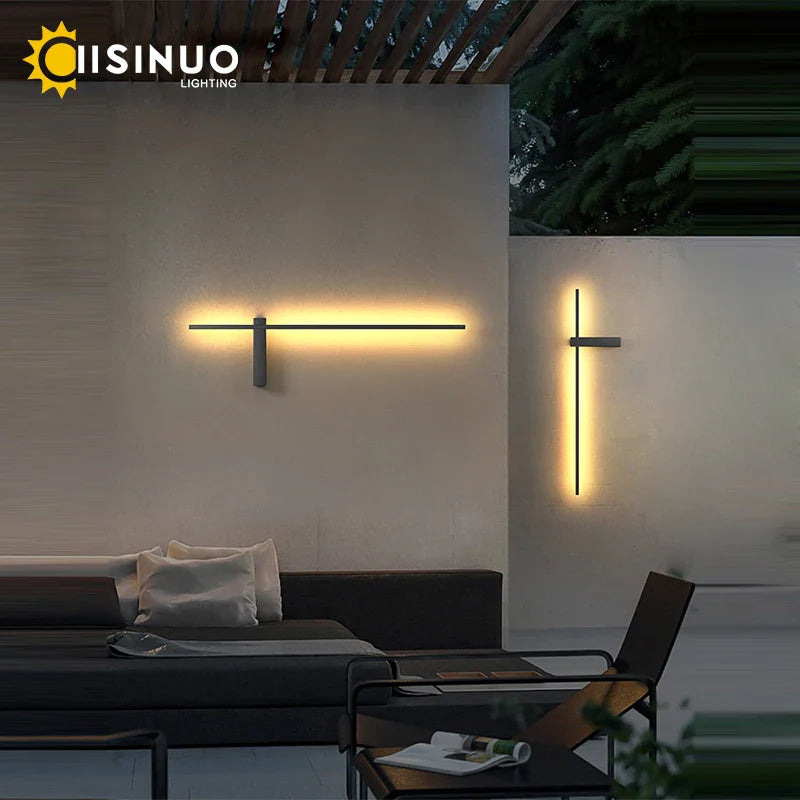 Afralia™ Aluminum Outdoor Wall Sconce IP54 Waterproof Light Fixture for Porch and Patio