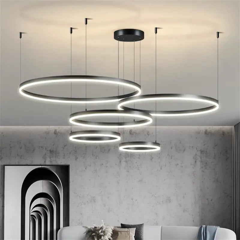 Afralia™ Luxury LED Pendant Lights for Bedroom Dining Living Room Bar Hanglamp