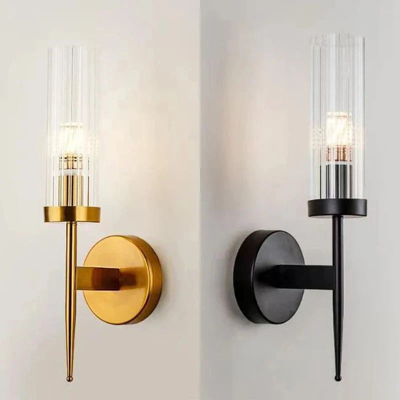 Afralia™ Europe Golden LED Wall Lamp 5W - Home Decor Bedroom Living Room Sconce