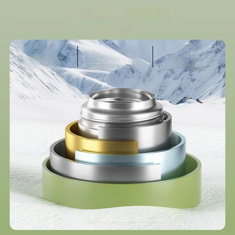 Afralia™ Stainless Steel Vacuum Thermos Bottle - Large Capacity Coffee Cup