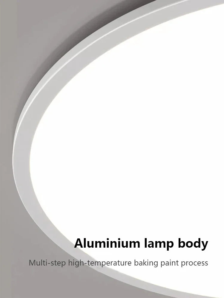 Afralia™ Round LED Ceiling Lamp - Modern Minimalist Dimmable Lighting Fixtures