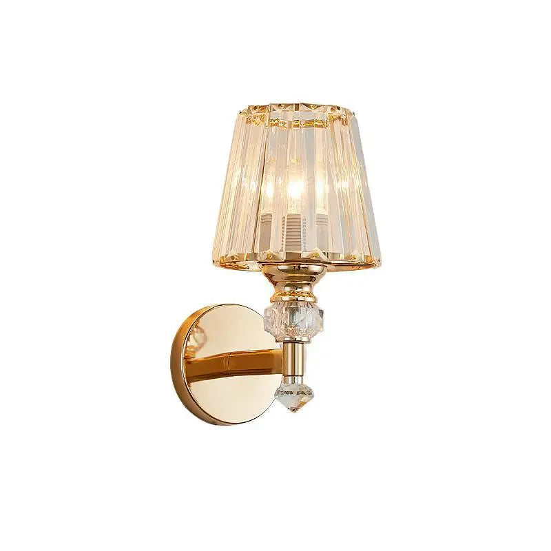 Afralia™ Crystal Glass Wall Lamp for Bedroom Living Room Staircase