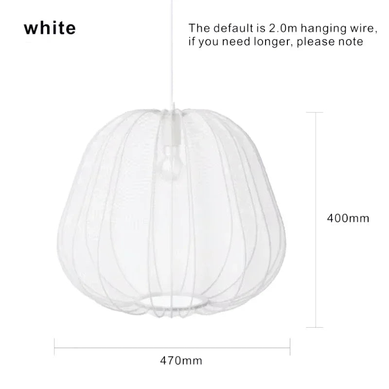 Scandinavian Silk Balloon Chandelier by Afralia™ - Home Decor Lighting Fixture