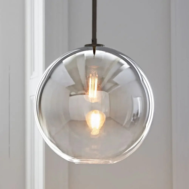 Afralia™ Glass Ball Pendant Light for Living and Dining Spaces