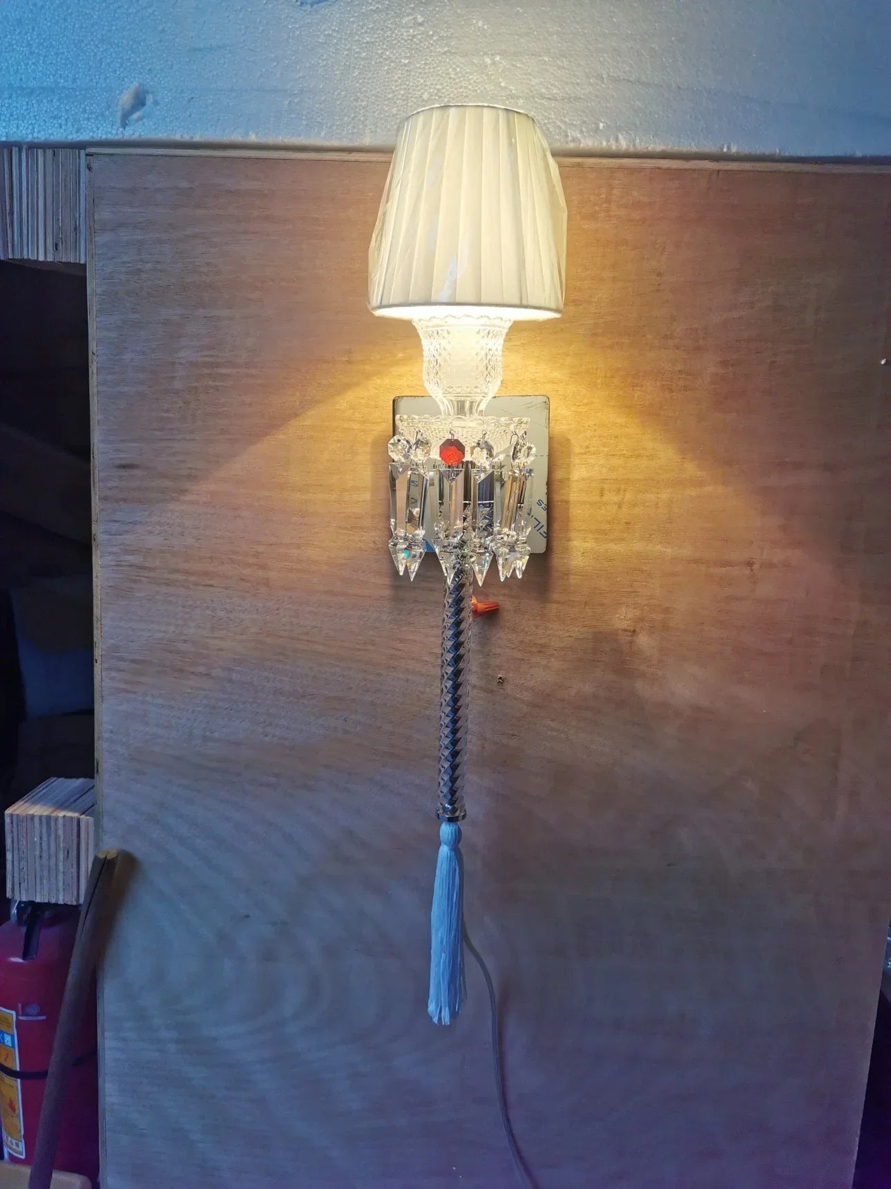 Afralia™ Crystal Wall Lamp: European Style Luxury Mirror Headlight for Bedroom, Living Room & Dining Room