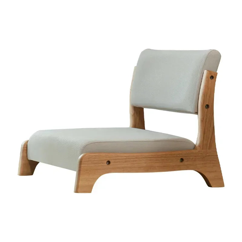 Afralia™ Legless Tatami Chair with Back Support for Reading & Meditation