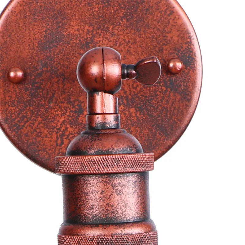 Afralia™ Rustic LED Wall Sconce, Industrial Style Luminaire for Bedroom, Dining Room, Bathroom