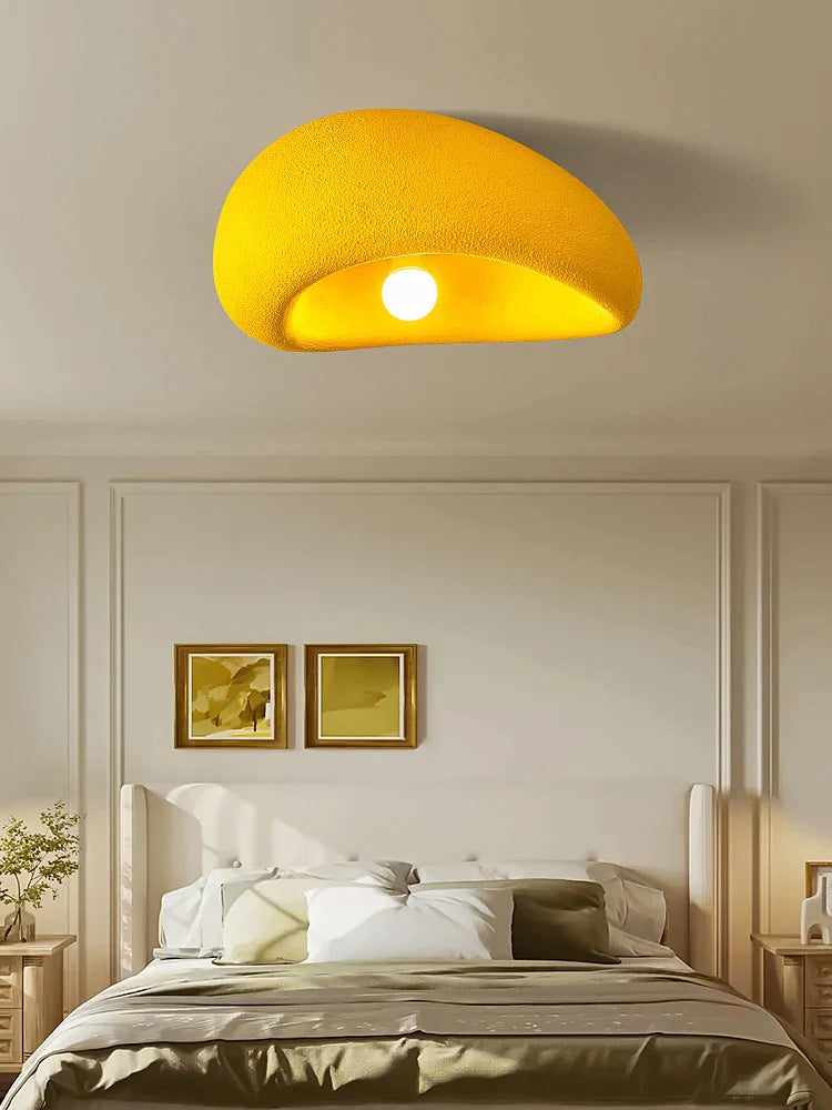 Afralia™ Minimalist Wabi-Sabi Colorful Ceiling Light for Living Room, Bedroom, and Study, LED Fixture