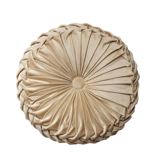 Afralia™ Dutch Velvet Round Seat Cushion: Modern &  Comfortable Back Support for Living Room.