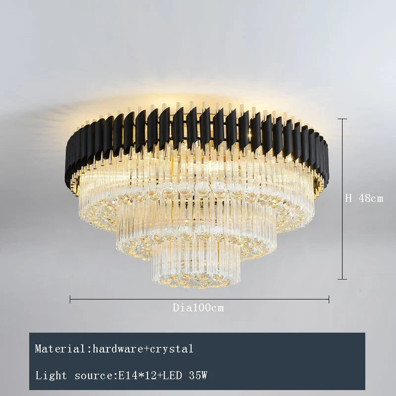 Afralia™ Luxury Nordic LED Rectangular Ceiling Light for Living Room
