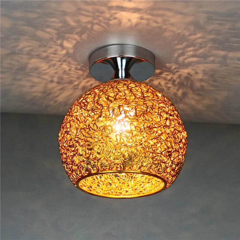Afralia™ Metal Ball LED Ceiling Lights for Stylish Indoor Home Decor