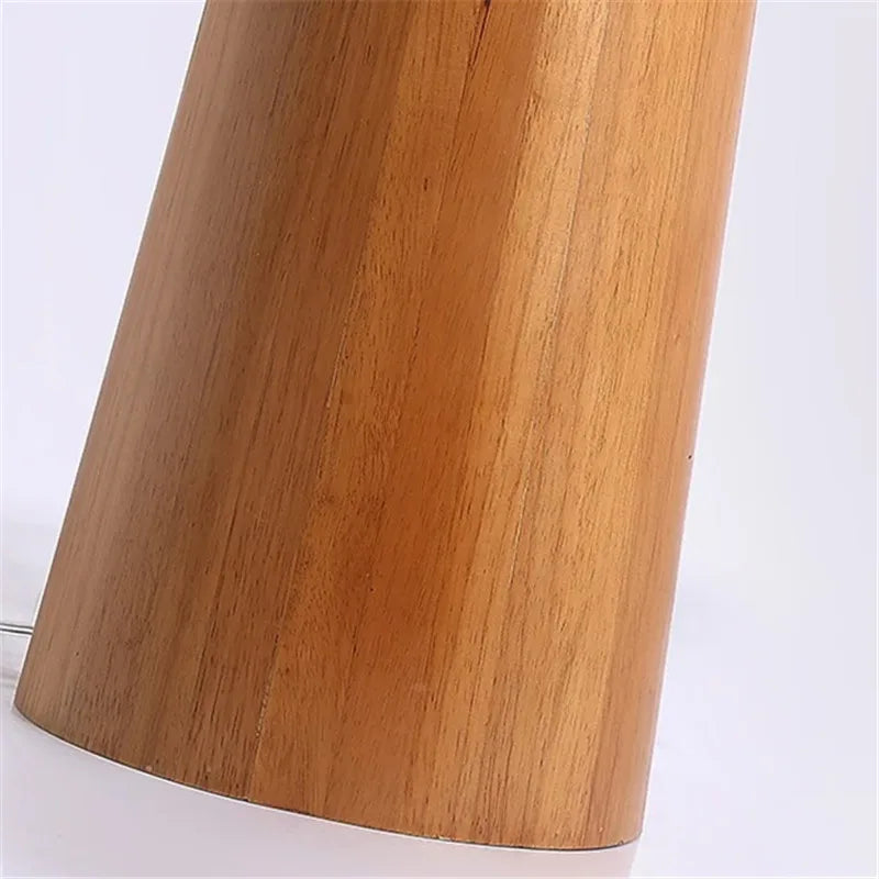 Afralia™ Japanese Wooden Tapered Floor Lamp for Bedroom Hotel Living Room Sofas