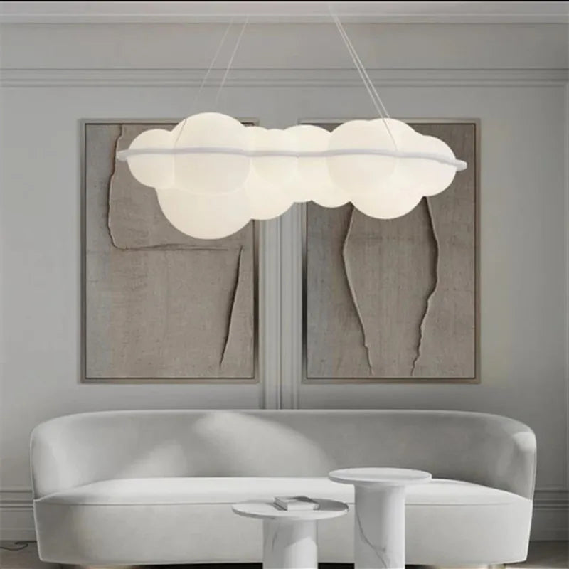 Afralia™ Nuvola LED Cloud Pendant Lamp - Nordic Style for Living Room and Bedroom
