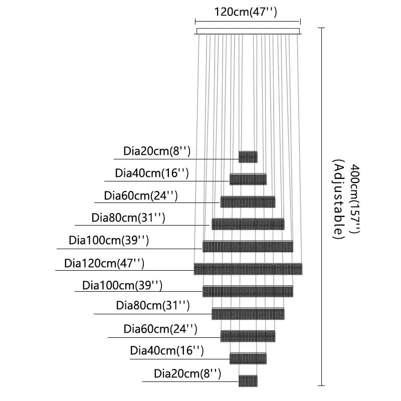 Afralia™ Modern Crystal LED Chandelier Ring for Living Room Lobby - Chrome Finish