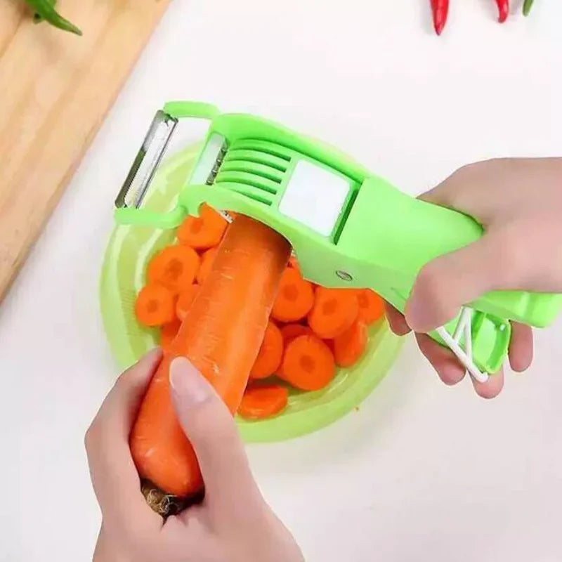 Afralia™ 2-in-1 Peeler Slicer for Fruits and Vegetables