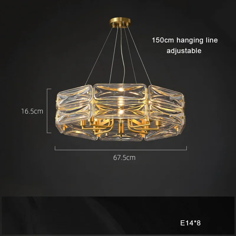 Afralia™ Crystal LED Chandelier for Dining Room Home Décor Lighting