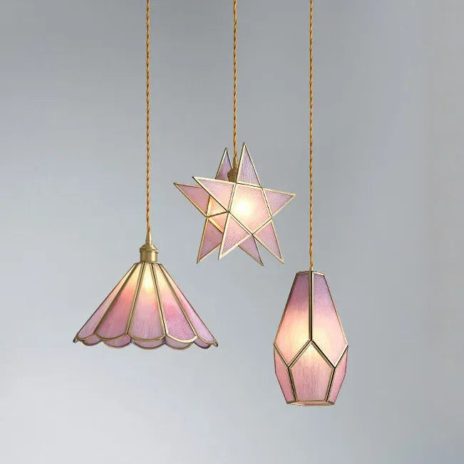 Afralia™ Glass Pendant Light - Nordic Modern Kitchen Ceiling Chandelier Fixture
