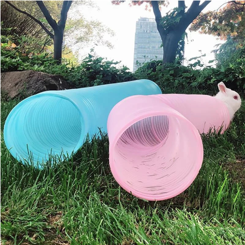 Afralia™ Pet Tunnel: Creative Plastic Hamster Tunnel for Small Pets - 2 Colors