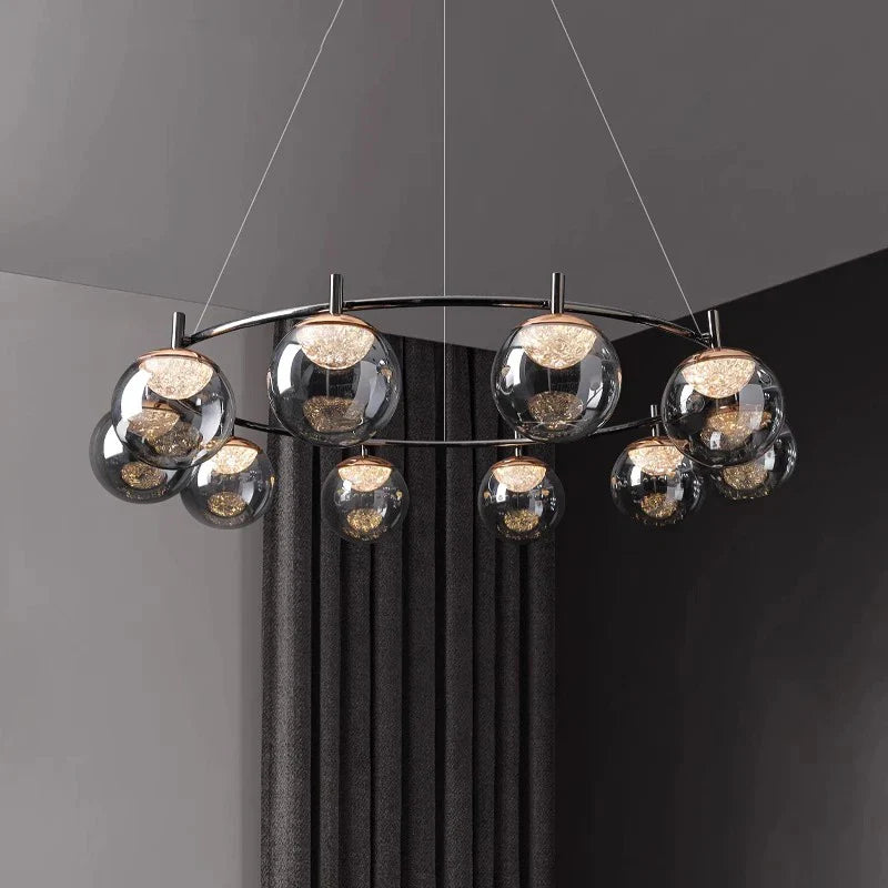 Afralia™ Modern LED Pendant Light Chandeliers for Living Room and Dining Room