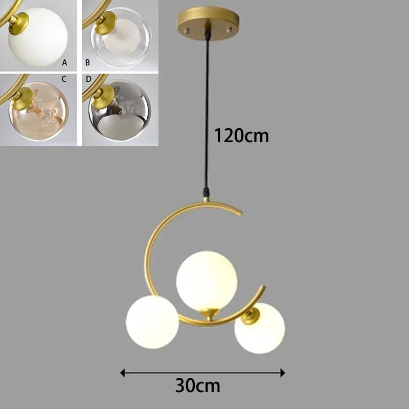 Afralia™ Modern LED Pendant Light Chandeliers for Living and Dining Room