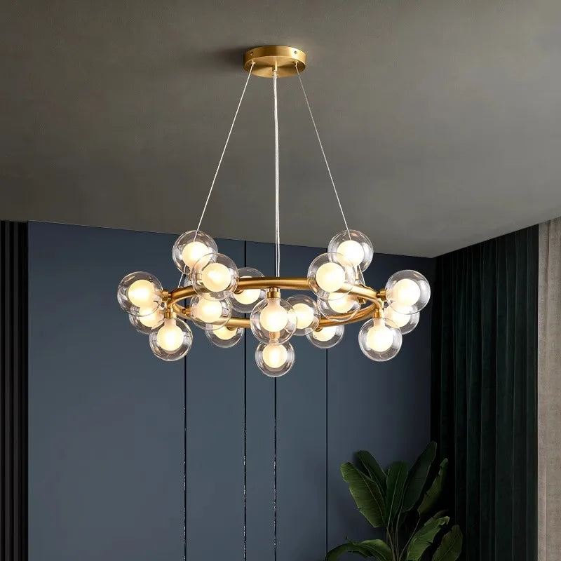 Afralia™ Modern LED Pendant Chandeliers for Living Room and Dining Room Lighting