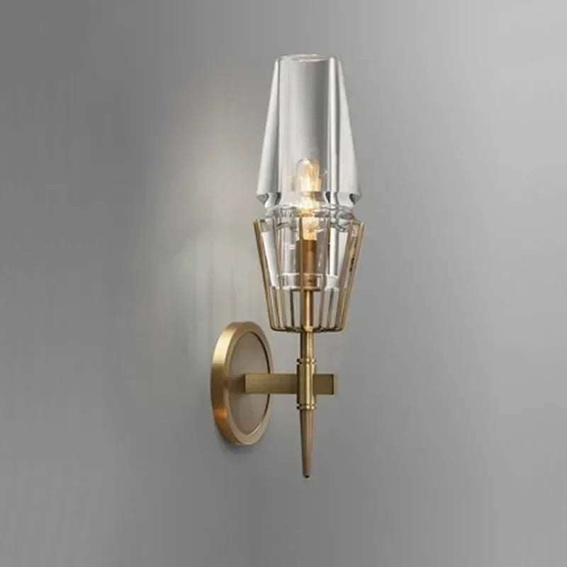 Afralia™ Crystal double head bedside table lamp for modern luxury living spaces.