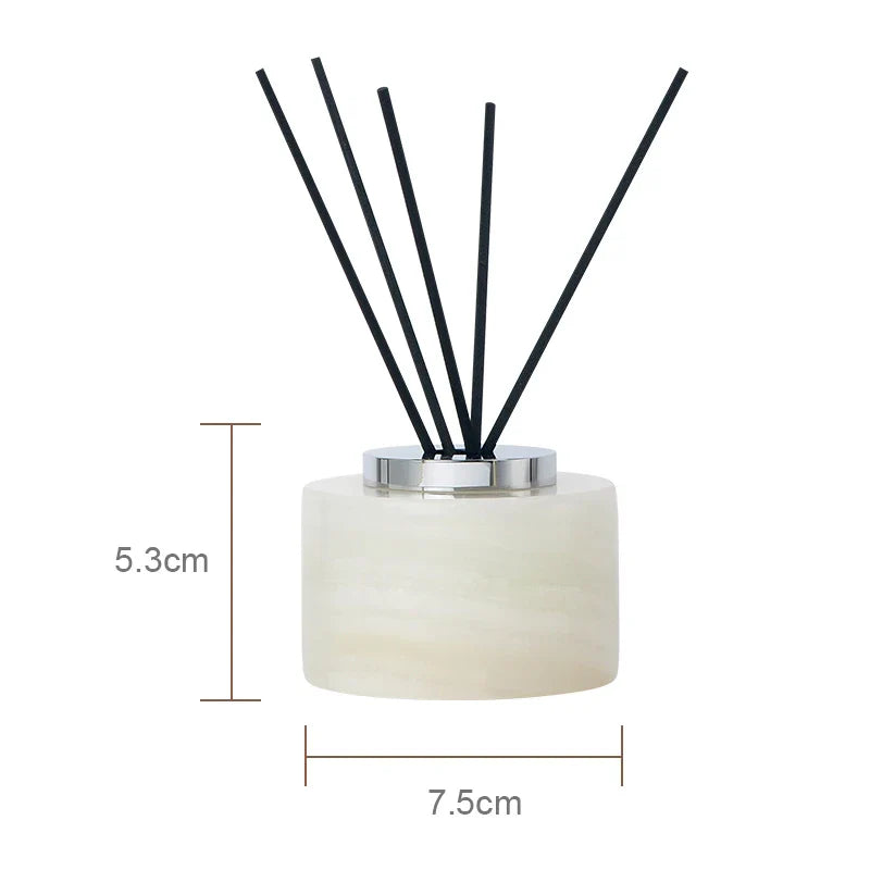 Afralia™ White Onyx Marble Bathroom Set Luxury Bathroom Accessories