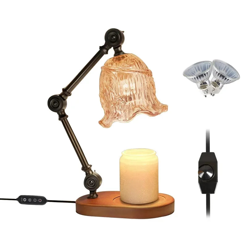 Afralia™ Aromatherapy Wax Melting Lamp: Multi-functional Atmosphere Candle Lamp