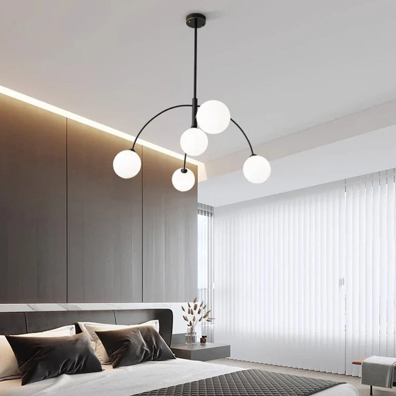 Afralia™ Modern Indoor Pendant Lights Ceiling Chandelier LED Lighting