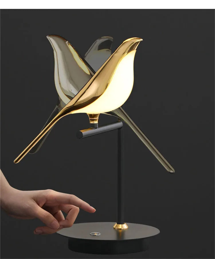 Afralia™ Nordic Bird LED Table Lamp - Postmodern Design for Home Decor