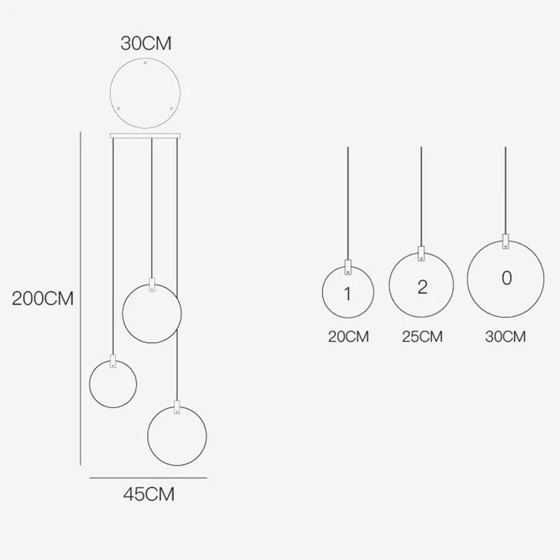 Afralia™ Staircase Chandeliers: Modern LED Pendant Lights for Living Room Décor