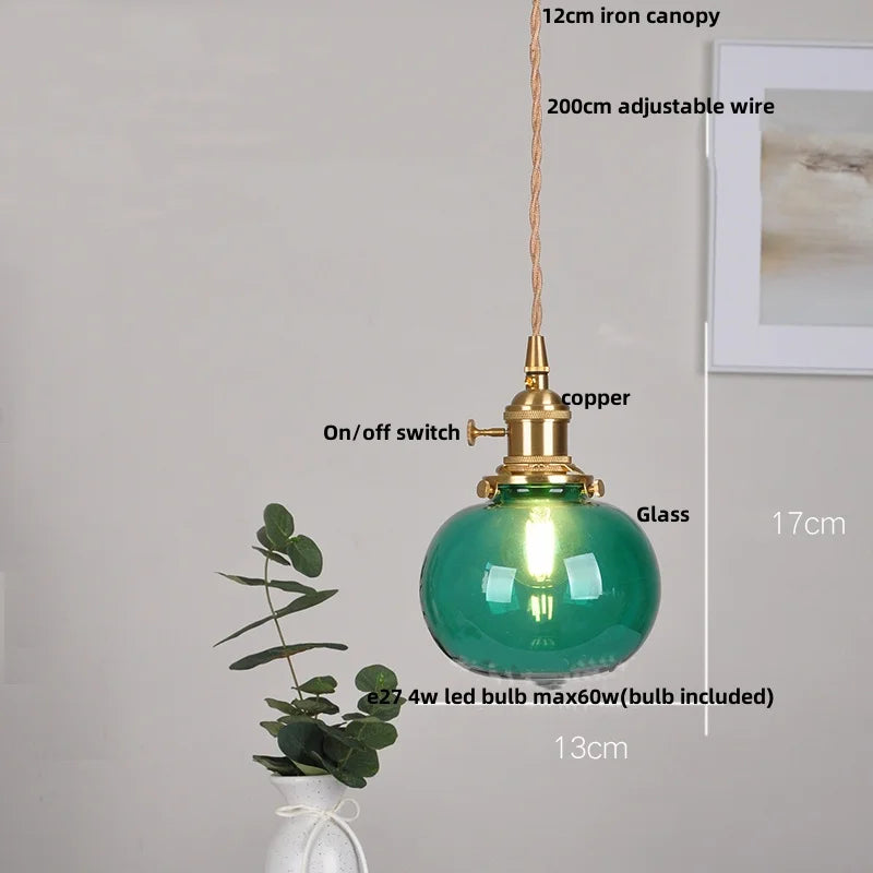 Afralia™ Flower Glass LED Pendant Lights | Nordic Modern Style | Adjustable Hang Lamp