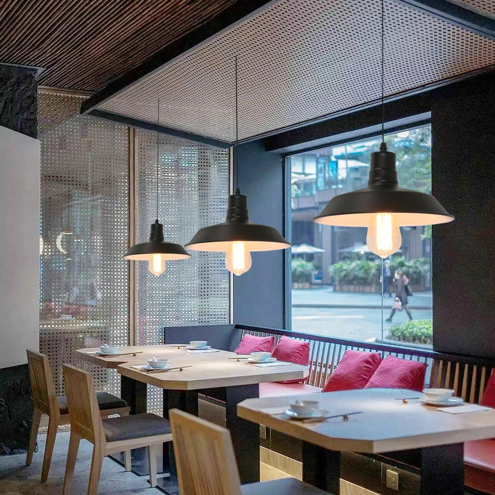 Afralia™ Loft Pendant Light Industrial Hanging Lamp Nordic Retro Home Decor E27