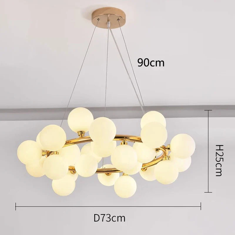 Afralia™ Modern LED Pendant Light Chandeliers for Living Room Dining Room Home Decor