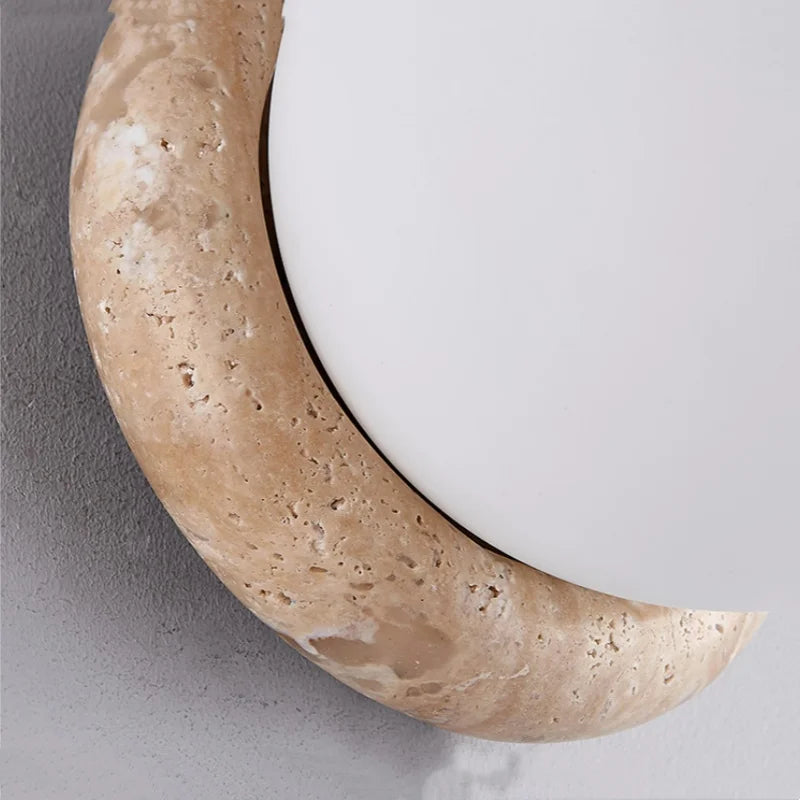 Afralia™ LED Glass Wall Lights with Pull Chain Switch for Restaurant Living Room