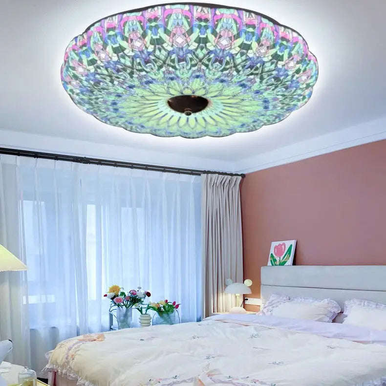 Afralia™ Energy-Efficient Bohemian LED Ceiling Lights for Bedroom - Bedazzling Eye Care