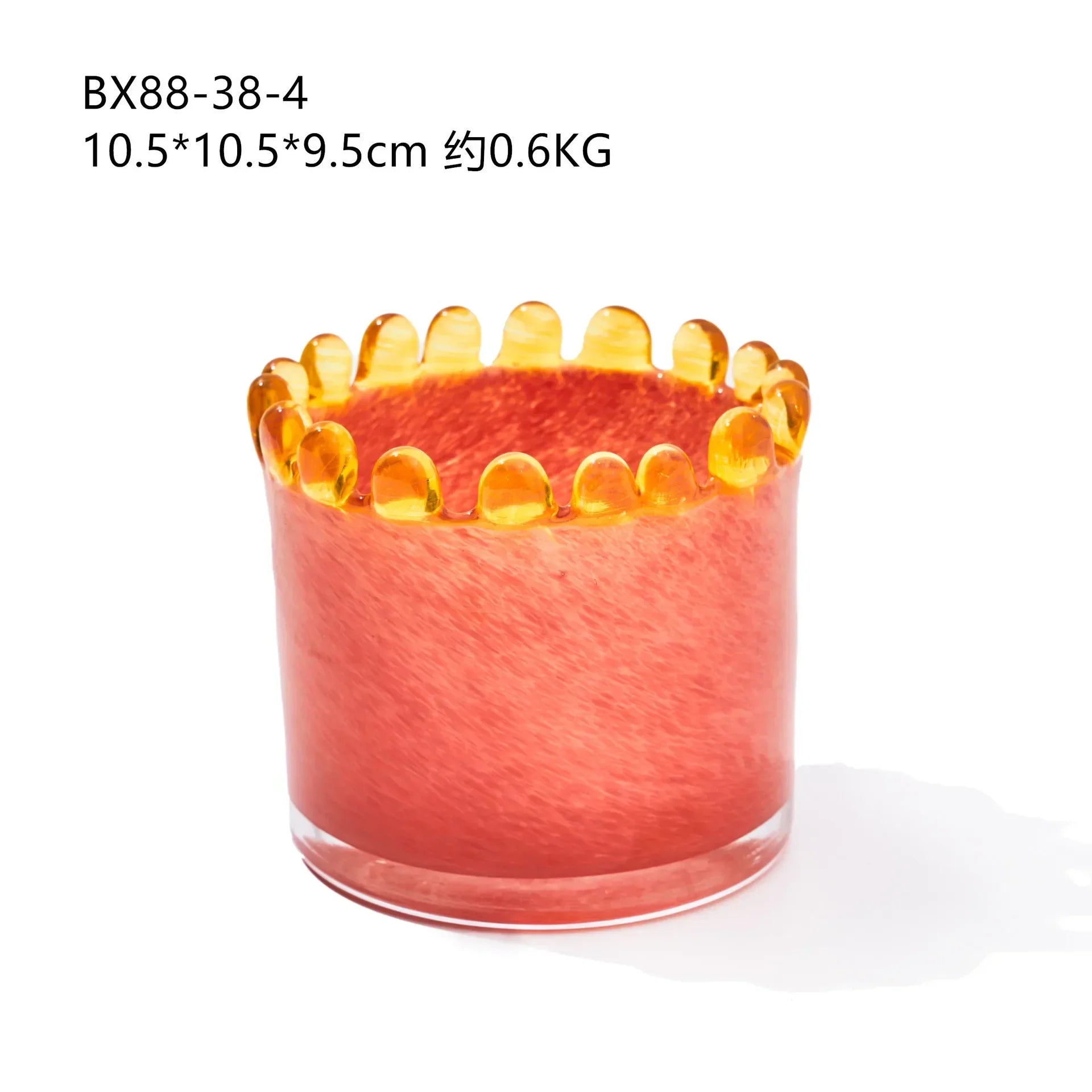 Afralia™ Glass Cylinder Vase with Colored Lace - Multi-purpose Desktop Storage & Decor Piece