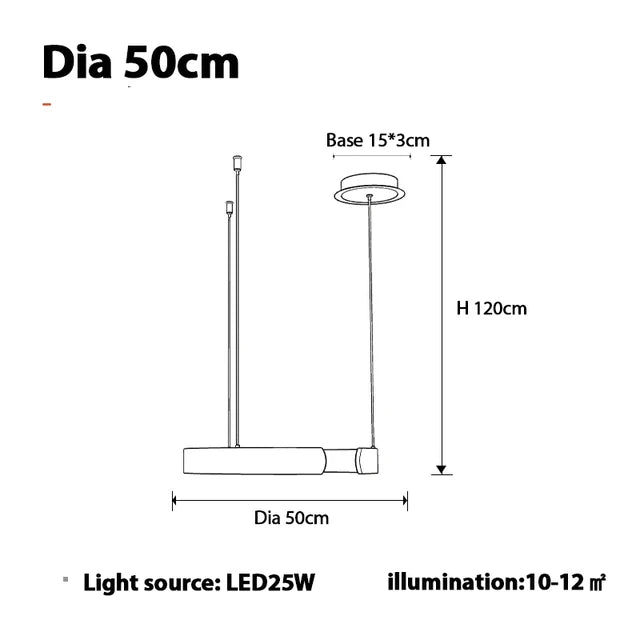 Afralia™ Modern LED Chandelier 4 Circle Pendant Lights Aluminum Gold Black 20-80cm