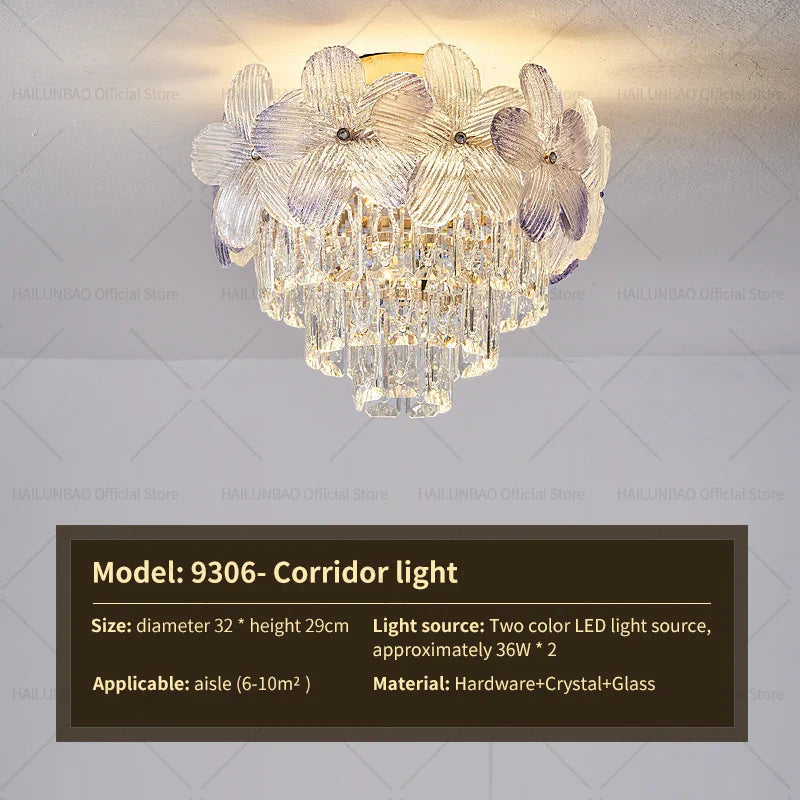 Afralia™ Crystal Chandelier: French Cream Style Light Luxury for Living Room and Master Bedroom