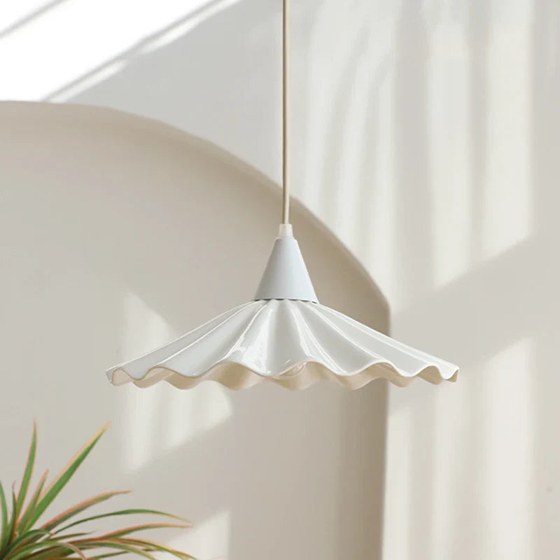 Afralia™ White Ceramic LED Pendant Lights: Modern Nordic Style Hanging Lamp for Home