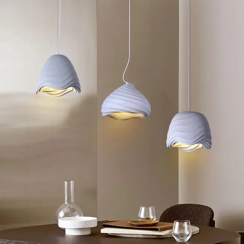 Afralia™ Wind Chandelier LED Pendant Lamp for Dining Room Bedroom Study Café.